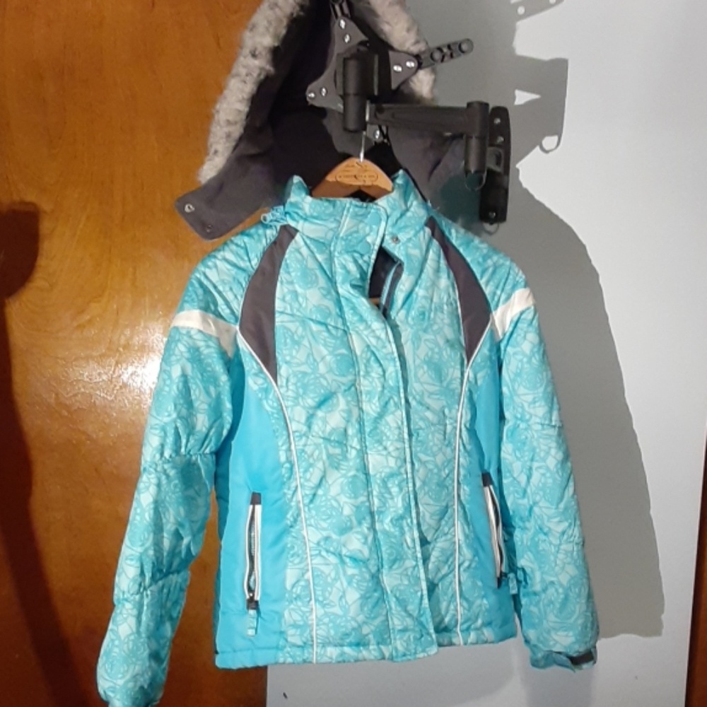 Girls Blue Swirl Jacket